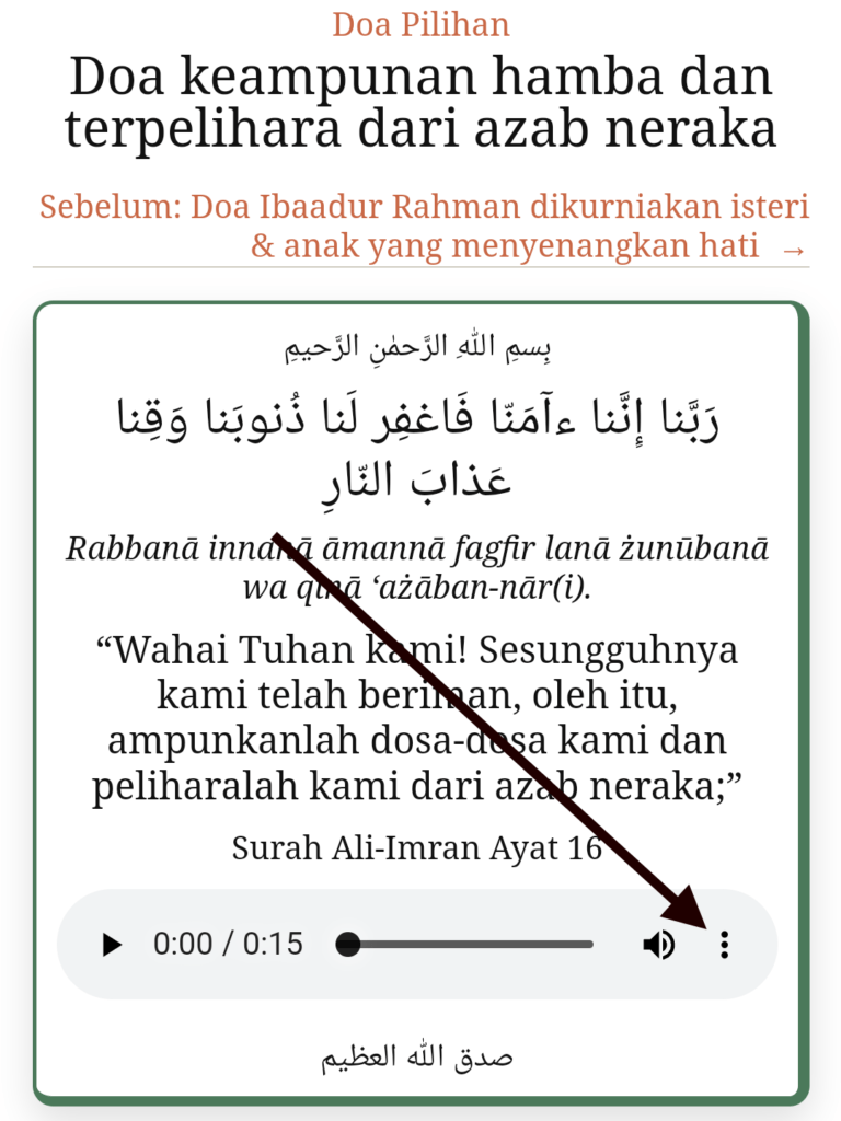 Panduan Muat Turun Audio 1