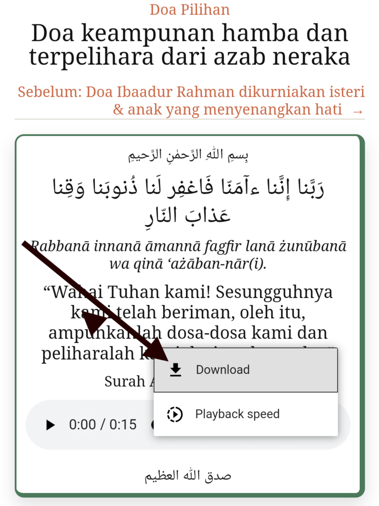 Panduan Muat Turun Audio 2